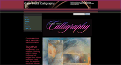 Desktop Screenshot of carolhickscalligraphy.com